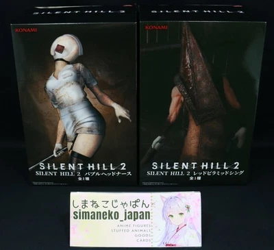 JP-FASTCARE SILENT HILL Figure Bubblehead Nurse + Red Pyramid Thing SET Konami - Image 1 of 4