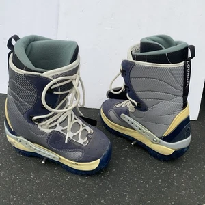 Botas de snowboard Rossignol SIS Emery Step In para hombre talla 7 gris faltan correas - Imagen 1 de 4