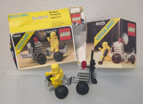 Vintage/Excellent LEGO Space Set 6823 Surface Transport Complete w/ Box, Manual