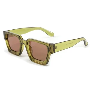 Retro 90s Square Sunglasses for Women Men Trendy Chunky Rectangle Sunglasses ... - Picture 1 of 8