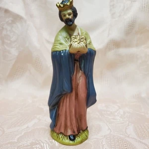 Vintage Krippe Ersatz Weiser König Magier Figur Porzellan  - Bild 1 von 7