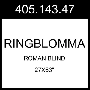 IKEA RINGBLOMMA Raffrollo weiß 27x63" 405.143.47 - Bild 1 von 1