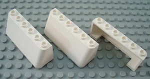 LEGO Lot of 3 White 2x6x2 Space Windscreens - Picture 1 of 1