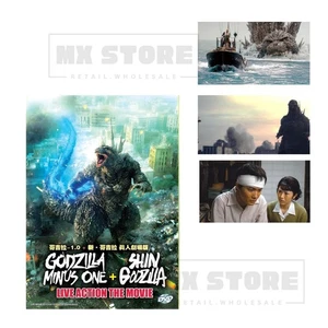 NEW DVD Godzilla Minus One + Shin Live Action Movies English Subtitle All Region - Picture 1 of 10