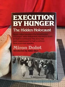 Vintage 1985 Execution By Hunger The Hidden Holocaust Hardcover 2nd Edition Rare - Picture 1 of 10