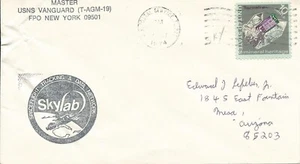 Skylab NASA Cover from Master USNS Vanguard Postmarked US Postal Service Fl 327 - Picture 1 of 1