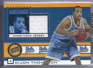 2005 Presseausweis Basketball DiJon Thompson UCLA College Trikotkarte #061/250 - Bild 1 von 2