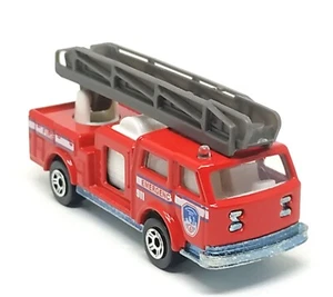 Majorette Pompier Fire Truck 911 1/100 (3") no Package - Picture 1 of 6