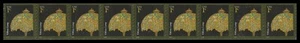 US 3758A American Design Tiffany Lamp 1c coil strip 9 MNH 2008 - Picture 1 of 1