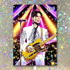 Prince Holographic Headliner Sketch Card Limited 1/5 Dr. Dunk Signed