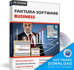 Faktura + Auftrag plus 2018, 2019...Top Rechnungsprogramm! Unternehmer Software. - Bild 1 von 12