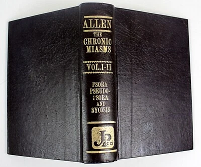 CHRONIC MAIASMS Psora and Pseudo-Psora by J Henry Allen 1984 Homeopathic Medicin - Image 1 of 4