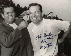 BOB GOALBY SIGNED AUTOGRAPHED 8x10 PHOTO CELEBRATED MASTERS LEGEND BECKETT BAS - Picture 1 of 2