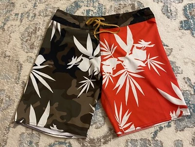 Pantalones Cortos de Tabla Billabong Sundays Airlite Para Hombre Camuflaje Hawaiano Talla 28 Cintura Foto 1 de 3