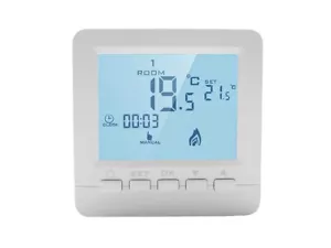 Termostato Digitale Programmabile Per Caldaia A Gas Murale Da Parete a Batteria - Foto 1 di 5