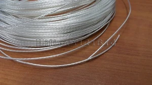 N-0.3 OCC Plata 1.2mm Cable Hágalo Usted Mismo Auriculares Teflón Cable de Audio 20Awg - Imagen 1 de 4