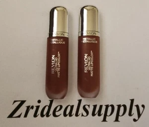 Revlon Ultra HD Metallic Matte Lipcolor #705 Shine PACK OF 2 - Picture 1 of 3