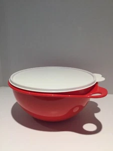 Tupperware Rojo 12 Tazas Wonderlier Junior Jr. Thatsa Cuenco con Sello Blanco Nuevo - Imagen 1 de 5