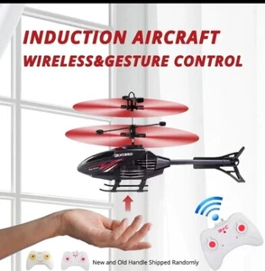 Remote Control Aircraft Induction 2CH Suspension Helicopter Fall-Resistant - Picture 1 of 6