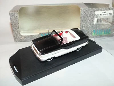 NASH METROPOLITAN 1959 CONVERTIBLE Blanc et Noir VITESSE 32 1:43 - Photo 1/2