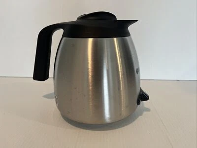 Bunn 无痕保温玻璃水瓶不锈钢 1.9L 升 黑色手柄替换件 — 第 1/4 张图片