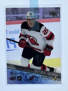 2020-21 Upper Deck Young Guns Clear Cut Nolan Foote RC YG NEW JERSY Devils SP... - Picture 1 of 2