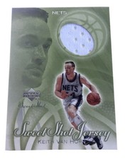 2001-02 Upper Deck Sweet Shot - Sweet Shot Jersey Keith Van Horn Jersey Card
