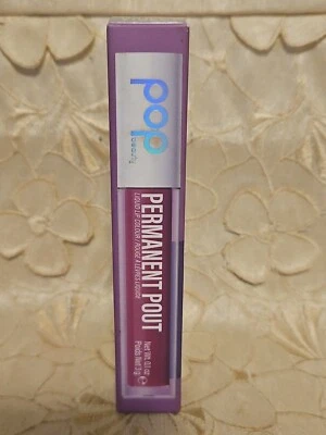 pop-beauty-permanent pout-LIQUID LIP COLOUR-omg violet-NEW/BOXED! - Image 1 of 3