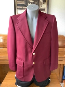 CAPPOTTO SPORTIVO BLAZER poliestere uomo GIOCHI OLIMPICI anni 70 taglia 42 HOWARD COSELL - Foto 1 di 10