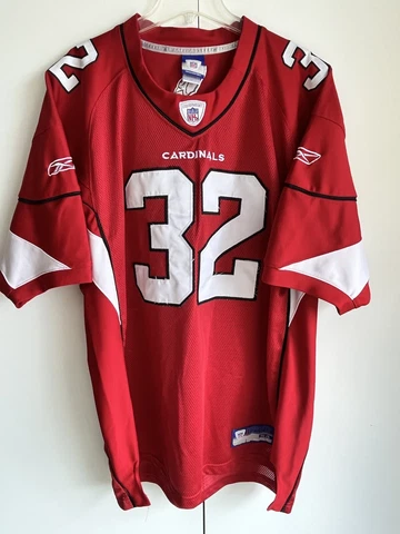 Reebok On Field Edgerrin James Arizona Cardinals Jersey Size 54 Red NFL Football Cover