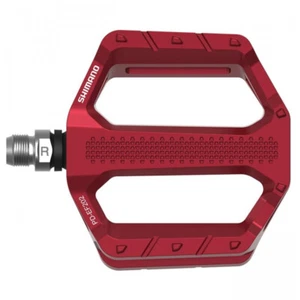Shimano SALE $35.95 (RRP$69)EF202 Flat Pedal Platform E-Bike/Trekking/Urban Red - Picture 1 of 2