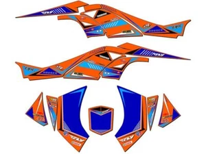 Kit de Gráficos Todos los Años DS 450 SURGE Orange Senge Compatible con Can-Am - Imagen 1 de 7