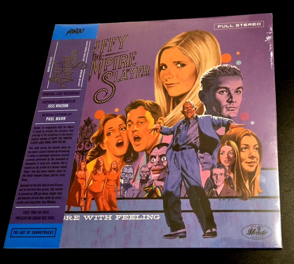 Buffy The Vampire Slayer Once More With Feeling Mondo Record 180GM Red Vinyl NEW - Image 1 of 4
