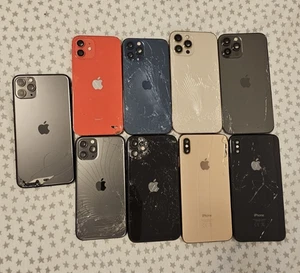 9x Genuine Broken iPhone Rear Housing | For Parts or Not Working | Chassis - Picture 1 of 11