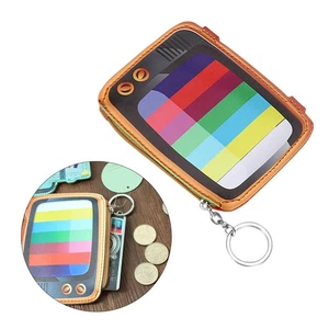 Mini Key Bag Small Change Purse Children's Wallet Cartoon Coin Cat - Imagen 1 de 11