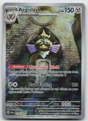 Aegislash Illustration Rare Holo SV04: Paradox Rift 210/182 NM - Image 1 of 2