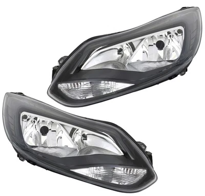 Scheinwerfer Set für Ford Focus 3 2011-2014 H1 H7 LWR Stellmotor Halogen - Bild 1 von 4