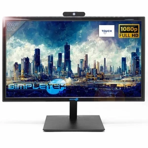 22" Fhd Touch Monitor With Vga Hdmi Audio Touchscreen - Picture 1 of 8