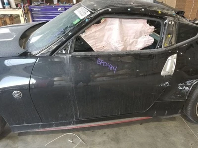 16 2016 NISSAN 370Z NISMO COUPE FRONT DOOR BLACK LEFT DRIVER - Image 1 of 4