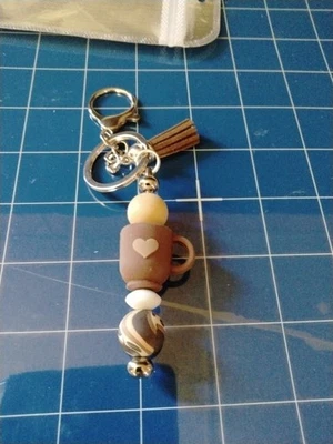 Dijes/llavero para monedero de café Foto 1 de 3