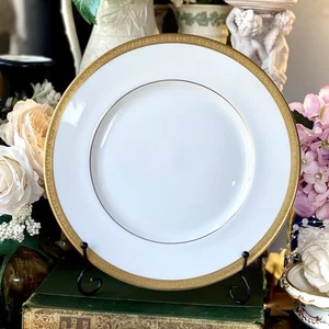Royal DOULTON ‘Royal Gold’ Dinner Plate 27cm White & Gold - Excellent - Picture 1 of 5