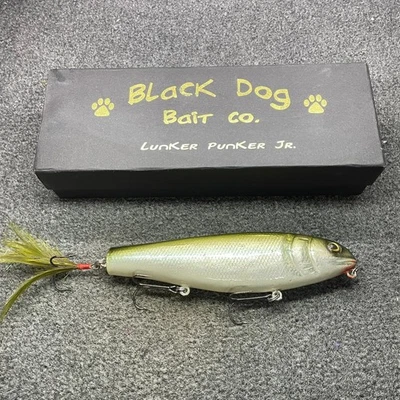Black Dog Bait Company Lunker Punker JR. Wood Topwater Lure 7" 2.5oz - Hitch - Image 1 of 4