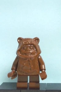 LEGO® Minifig sw0050 - Ewok, Brown Hood (Wicket) - Imagen 1 de 3
