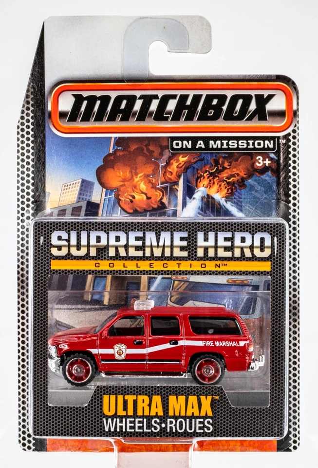 2015 Matchbox Supreme Hero Chevrolet® Suburban™ RED | WILTON FIRE MARSHAL | FSC - Image 1 of 1