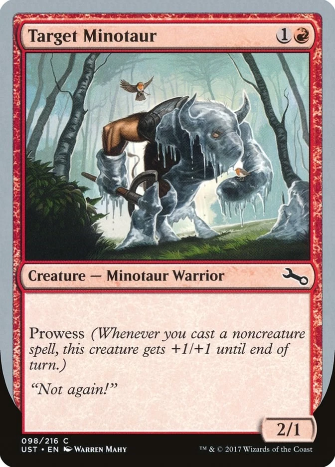 Target Minotaur (A) 98 LP Normal Unstable MTG EN - Image 1 of 1