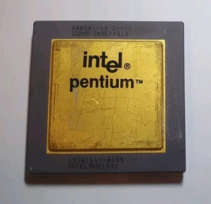 Intel Pentium A80501-60 - SX948 - CPU / procesor 1992 - Zdjęcie 1 z 4