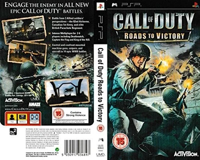 Call of Duty 3: Roads to Victory (PSP) - Game  FYVG The Cheap Fast Free Post - Image 1 of 2