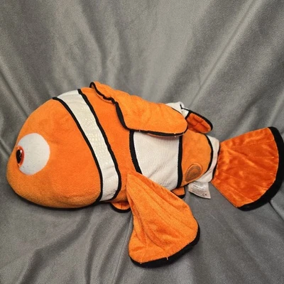 DISNEY Store Finding Nemo Plush Stuffed Animal 18" Clown Fish - Image 1 of 4