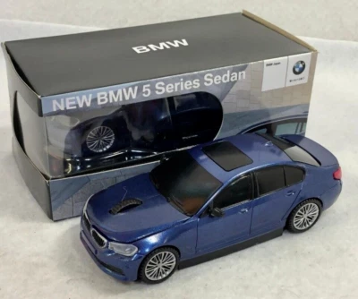 BMW 5Series Sedan Blue Wireless Computer Mouse Mini car model Dealer Promo Japan - Image 1 of 3