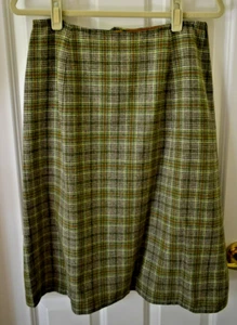 Pendleton Womens 16 Plaid Wool Skirt - Picture 1 of 11
